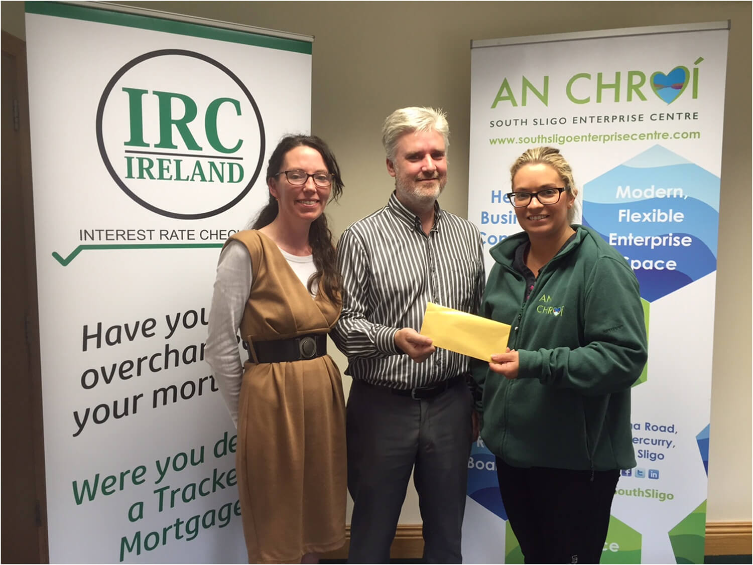 “Sligo Rose draws Enterprise Centre Winner”