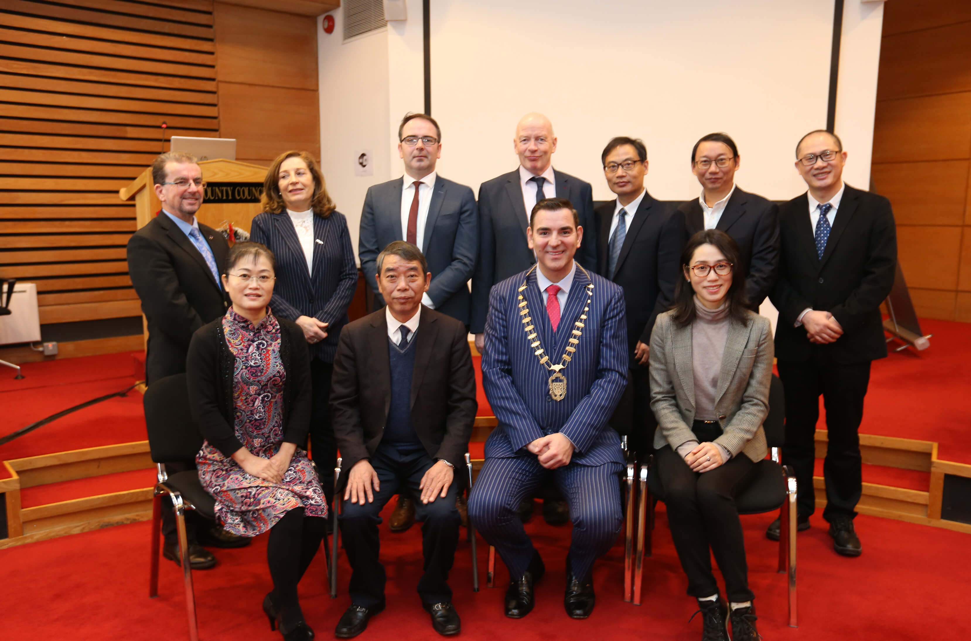 Chinese Delegation Meet Local Agencies