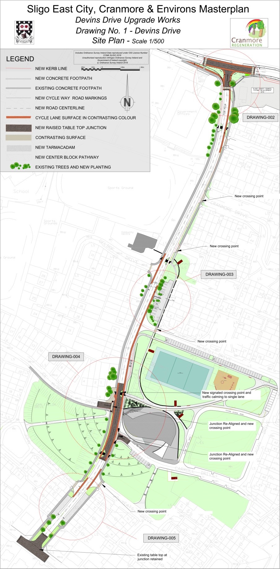 Devins Drive /Cranmore Road Junction