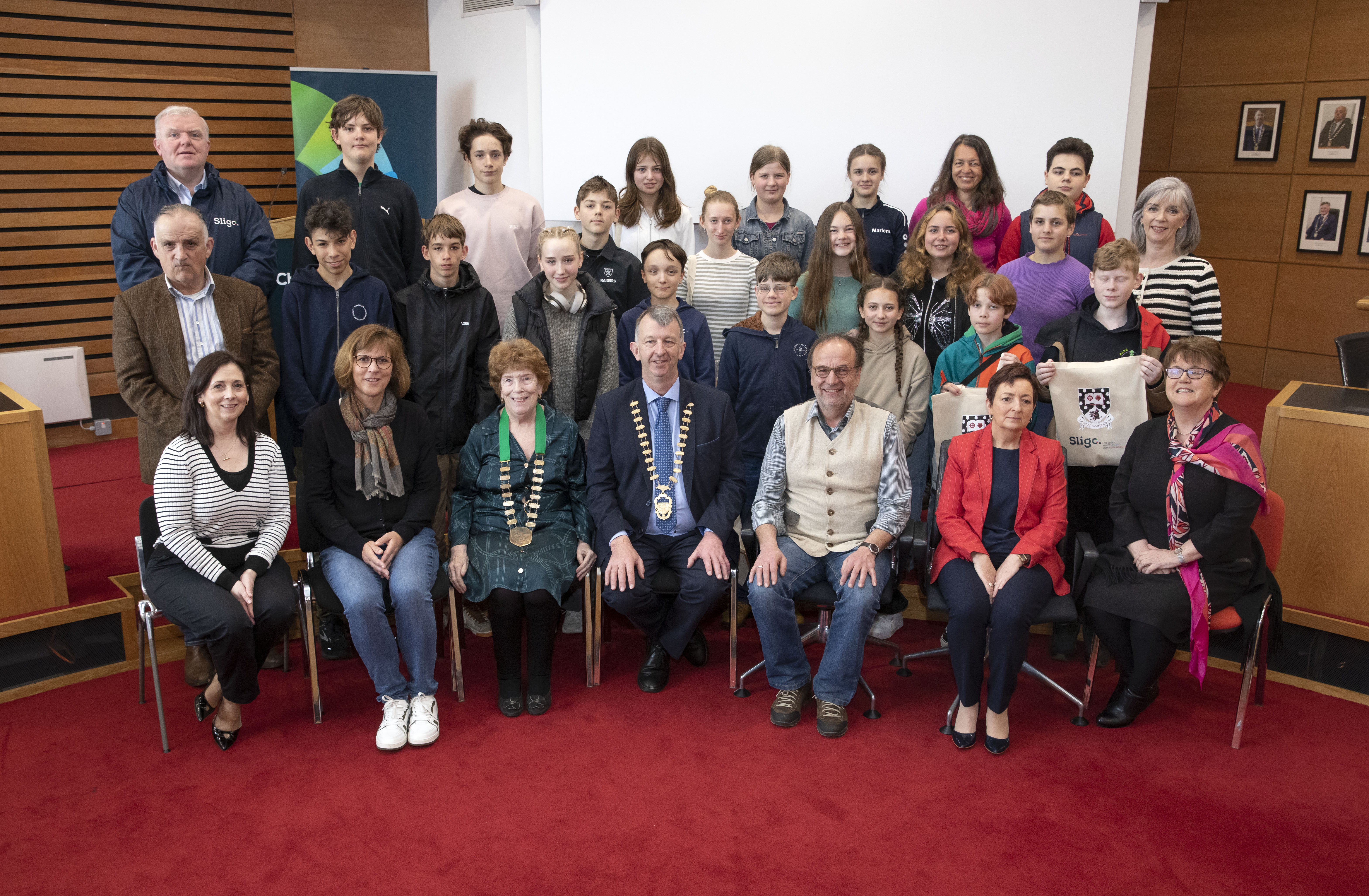 Cathaoirleach’s Reception for visiting Kempten Students