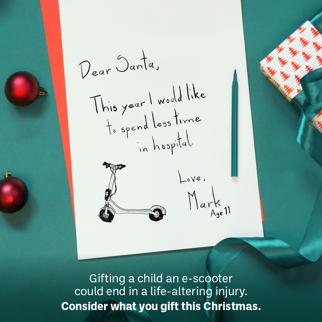RSA Urges Public: &ldquo;Think Before You Buy&rdquo; &ndash; Do Not Gift E-Scooters, Quad Bikes or Scrambler Bikes to Children This Christmas

