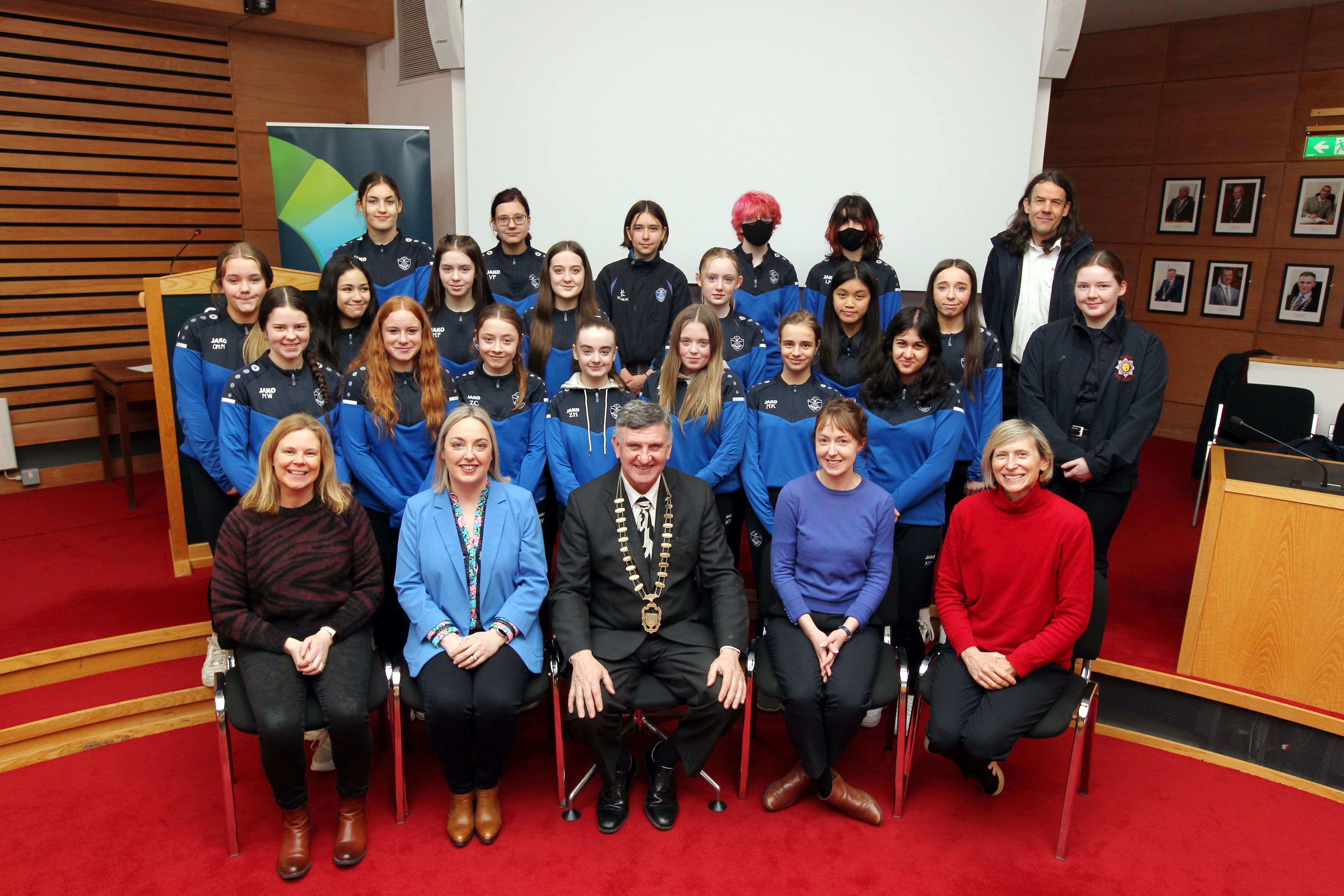 Mercy College students visit County Hall