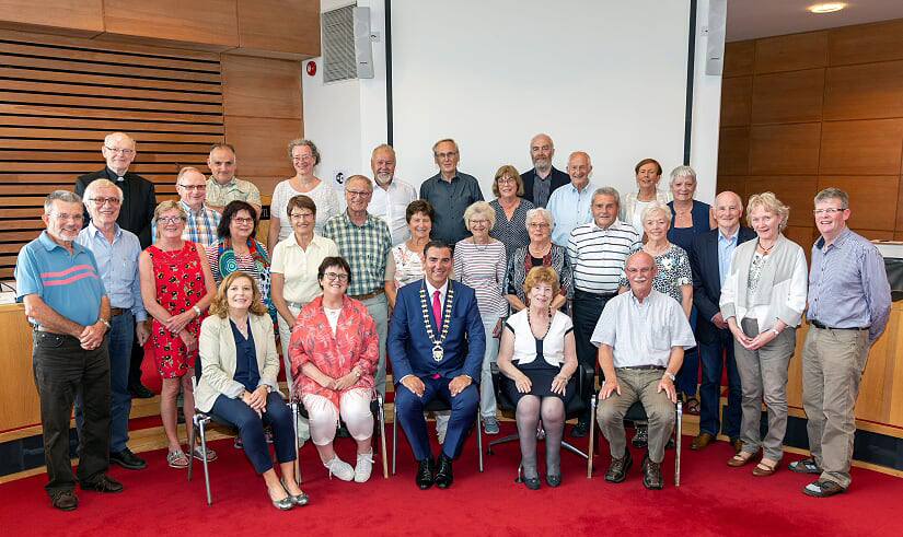 Cathaoirleach Welcomes Guests from Augsburg