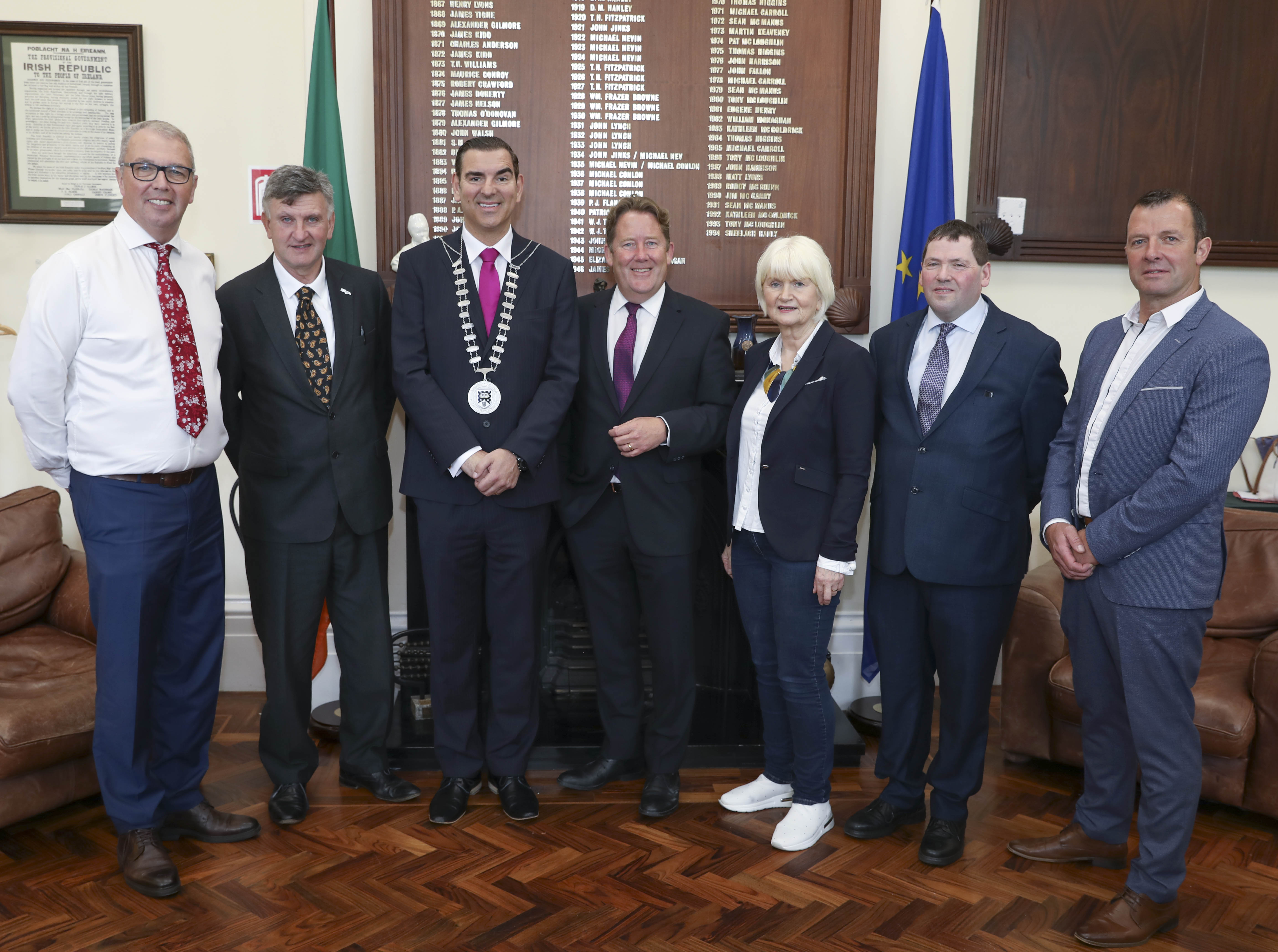 Minister OBrien Visit - City Hall 