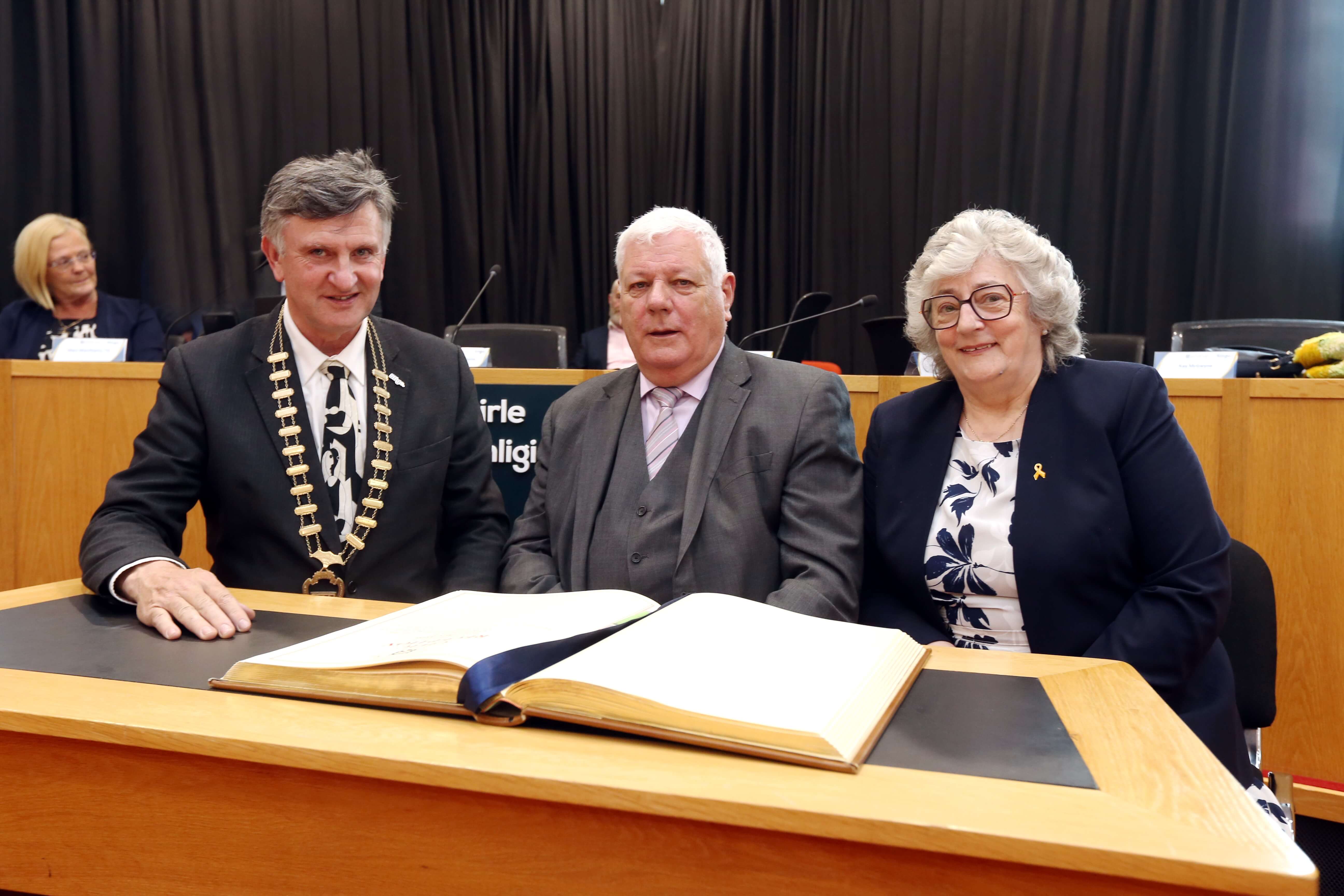 Gerry McGwyne Reception-Distinguished book 