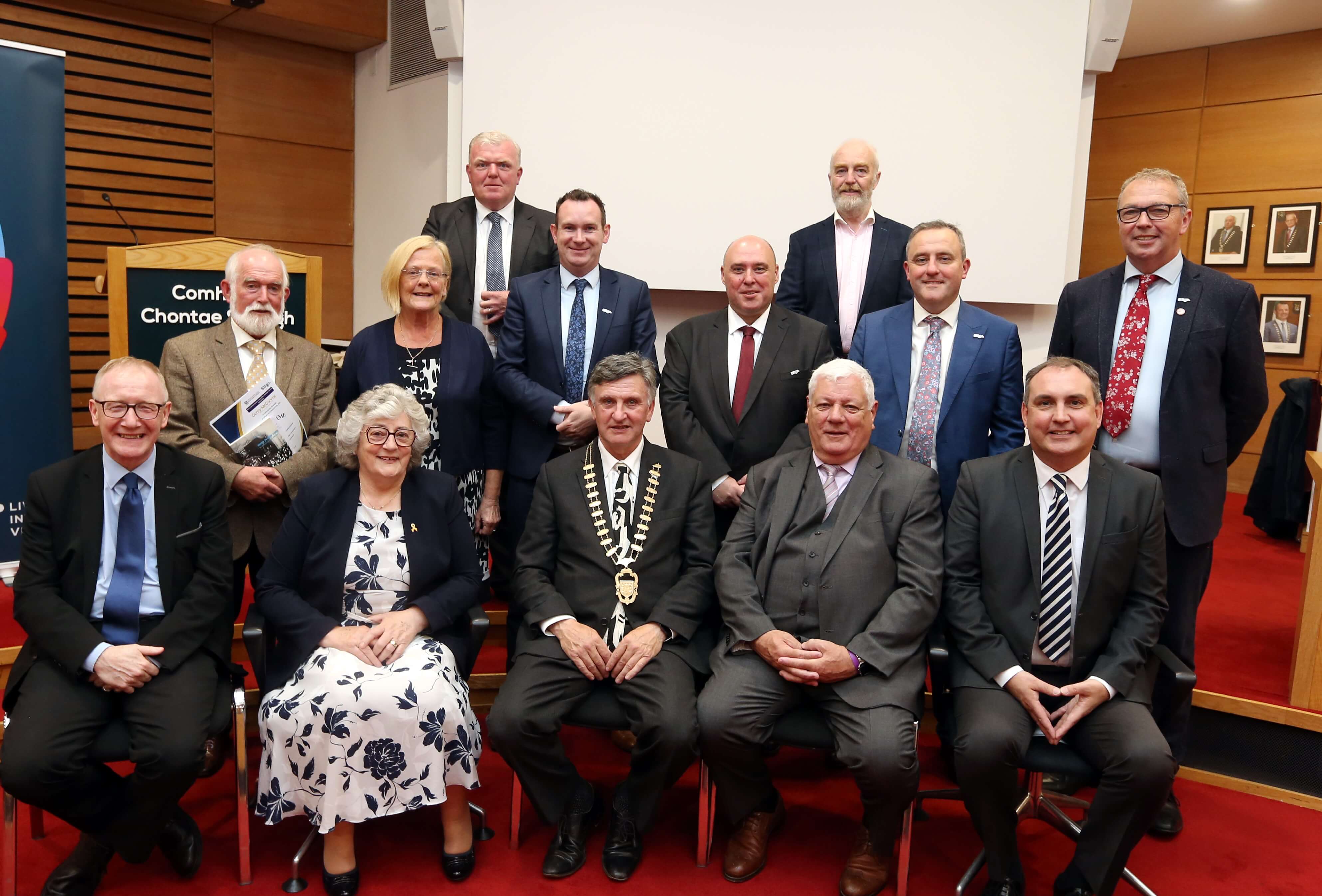 Gerry McGwyne honoured with Civic Reception