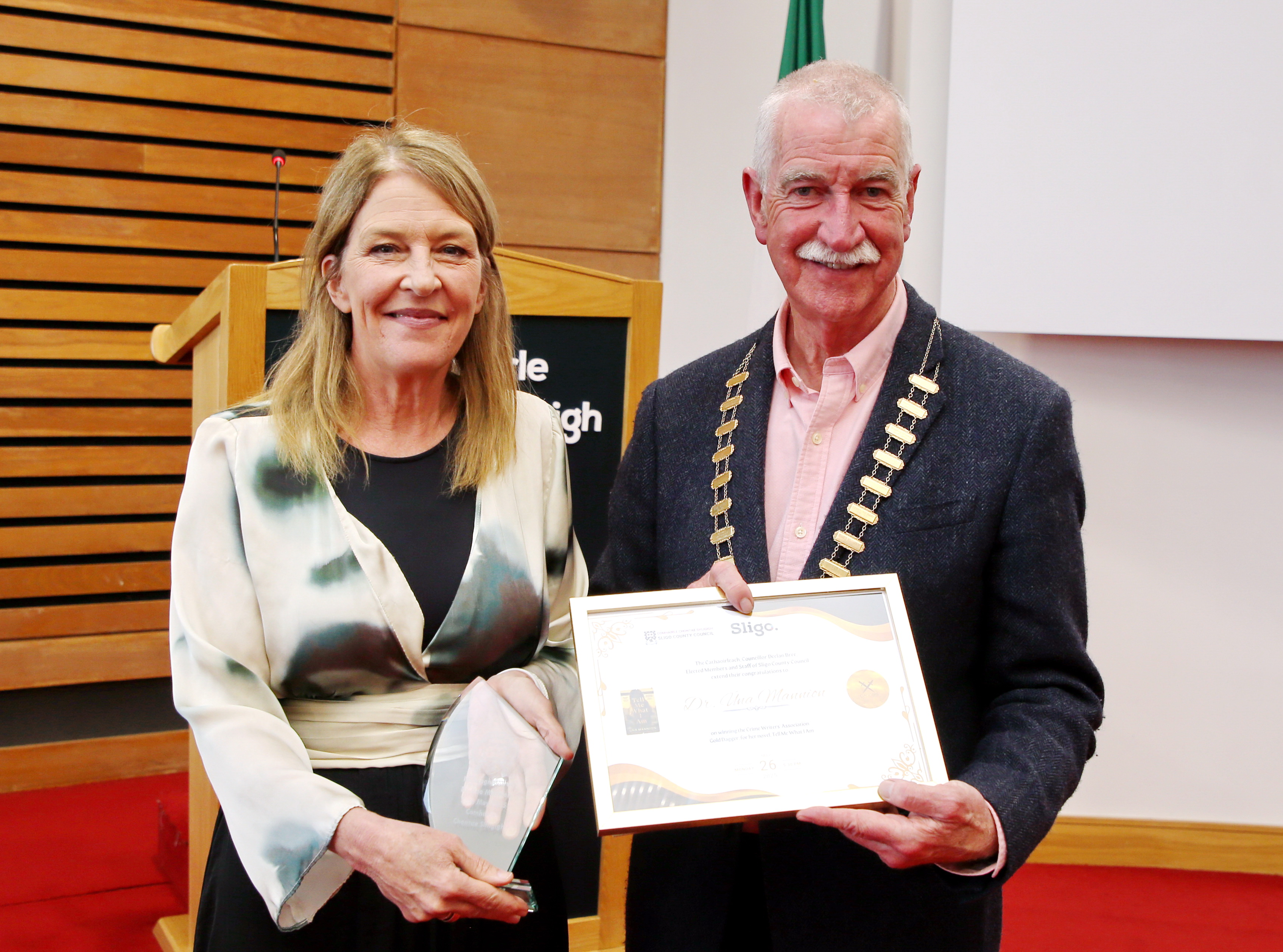 Dr. Úna Mannion honoured with Civic Reception