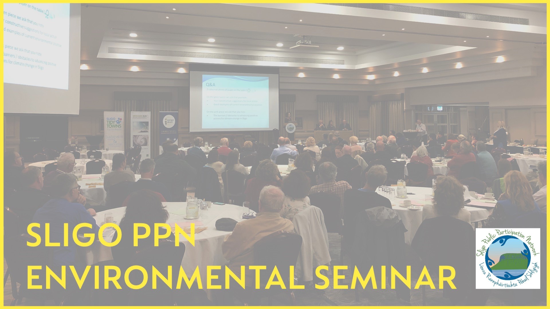 Blog 8 - Environmental Awareness Seminar in Sligo 