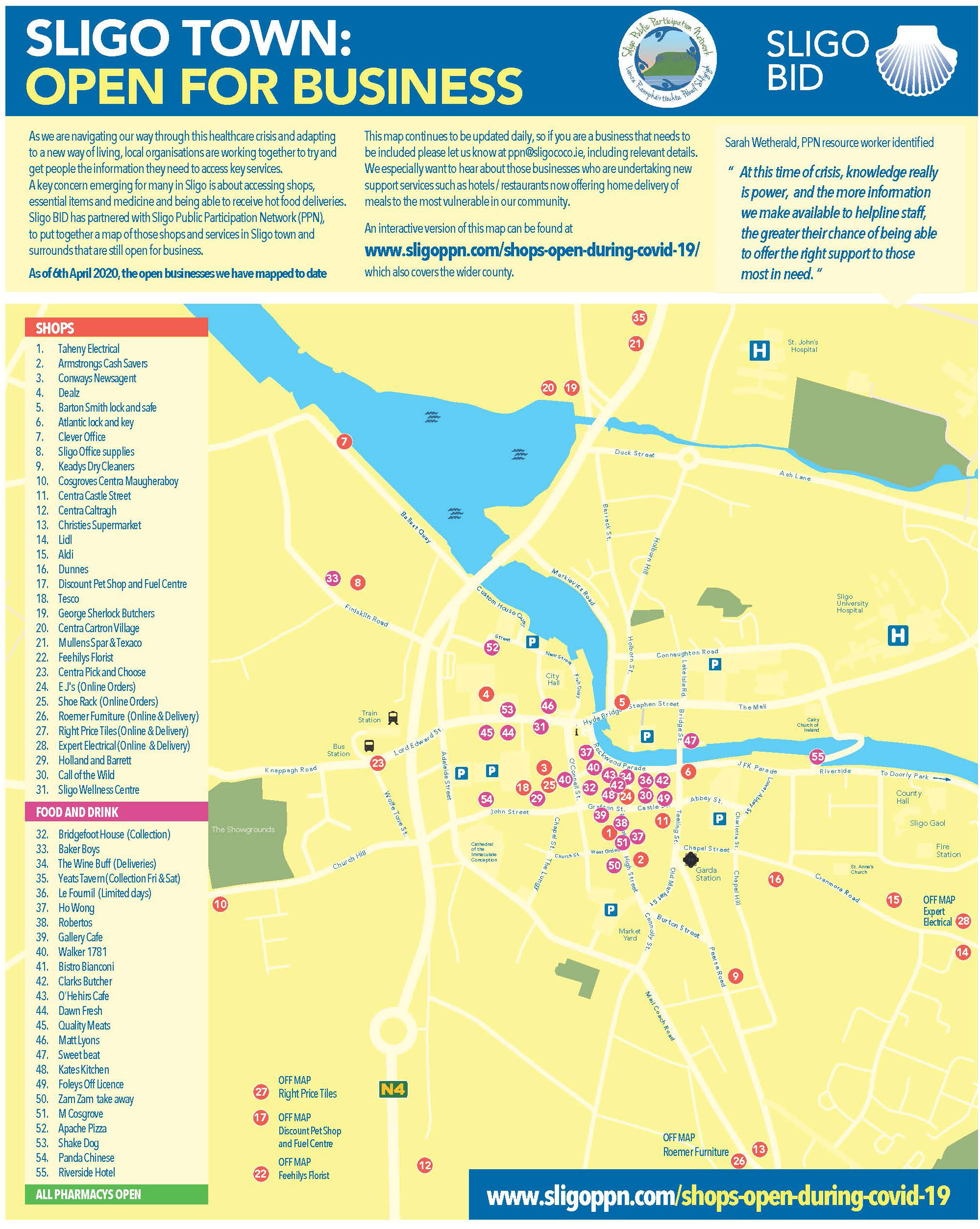 Sligo Town - Open for Business 